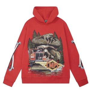 NWT Campus Goods - Dead End Hoodie Red
